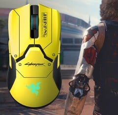 Souris de jeu Razer Viper Ultimate Cyberpunk 2077 Edition (Source : Razer)