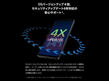 Des fuites d'images marketing du Xperia 1 VII montrent 4 mises à jour du système d'exploitation et 6 ans de mises à jour de sécurité. (Source de l'image : Android Headlines)