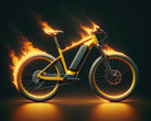 Les incendies de vélos électriques peuvent se produire pendant la charge de la batterie, mais aussi pendant le stockage (image symbolique : Dall-E / AI)