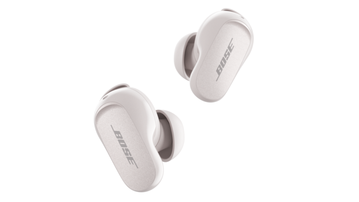Les QuietComfort Earbuds II sont disponibles dans une option de couleur blanche...