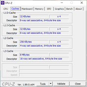 IdeaPad S940 - CPU-Z : caches.