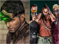 Sam Fisher, de *Splinter Cell : Blacklist* (à gauche), et les méchants de la série *Far Cry*.