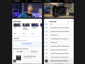 Les transcriptions de YouTube d'une nouvelle manière. (Source : Android Police)