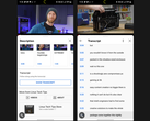 Les transcriptions de YouTube d'une nouvelle manière. (Source : Android Police)