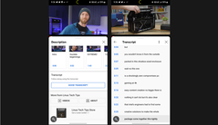 Les transcriptions de YouTube d'une nouvelle manière. (Source : Android Police)