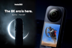 L&#039;Insta360 X4 devrait remplacer l&#039;Insta360 X3 (photo de droite) le 16 avril. (Source de l&#039;image : Insta360 - édité)