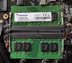 Aero 15 OLED XD - La RAM (DDR4-3200) fonctionne en mode double canal