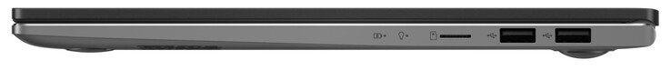 Côté droit : Lecteur de carte mémoire (microSD), 2x USB 2.0 (Type-A)