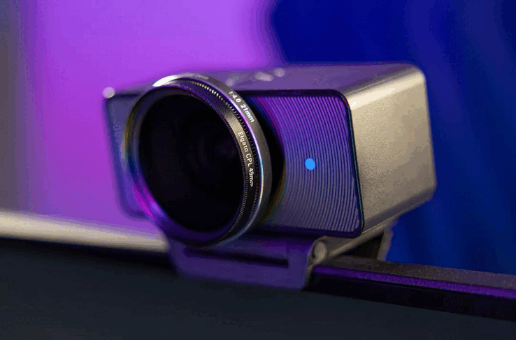 La Facecam 4K d'Elgato avec un filtre CPL (Image Source : Elgato)