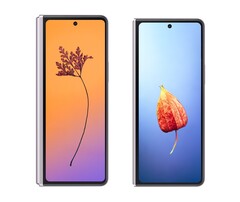 Une comparaison entre le Galaxy Z Fold3 et le Galaxy Z Fold4. (Image source : @UniverseIce)