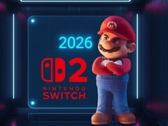 Un Mario 3D regardant un calendrier Switch 2 de 2026 (Source d'image : Nintendo of America avec modifications)