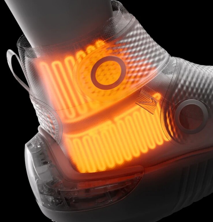 L'Hyperboot utilise deux vessies d'air et des éléments chauffants pour permettre aux athlètes de récupérer plus rapidement. (Source : Hyperice)