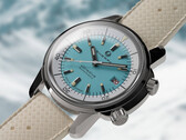 La montre Sherpa Ultradive Atoll est dotée d'un cadran peint en turquoise (Image source : Sherpa)