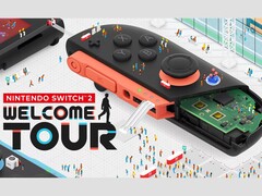 Welcome Tour pour la Switch 2 coûte 10 $ et nécessite des accessoires pour être complété. (Source de l'image : Nintendo)
