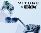 Viture et 8BitDo ont sorti de nouvelles versions translucides du contrôleur 8BitDo Ultimate 2C. (Source de l'image : Viture)
