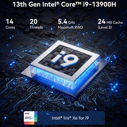 Intel Core i9-13900H (Source : Geekom)
