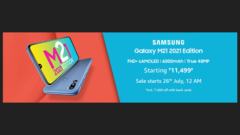 Samsung présente en avant-première le &quot;nouveau&quot; Galaxy M21. (Source : Samsung)