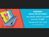 Samsung présente en avant-première le "nouveau" Galaxy M21. (Source : Samsung)