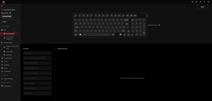 Gear Link est une interface web clairement présentée. (Source de l'image : Notebookcheck)