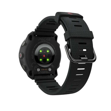 La smartwatch Polar est dotée de plusieurs capteurs optiques (Source de l'image : Polar)
