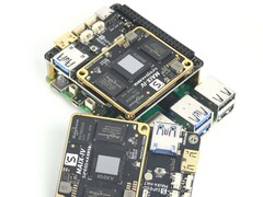 Maix4-HAT : carte d&#039;extension utilisable avec ou sans Raspberry Pi. (Source de l&#039;image : Sipeed)