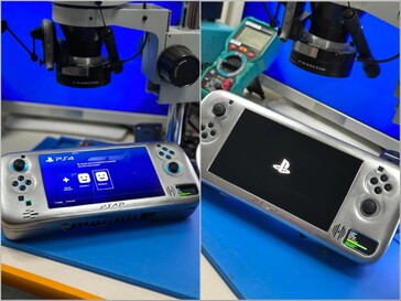 Écran d'accueil de la PS4 portable V2.