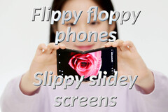 Samsung explore différentes voies pour les futurs téléphones et ordinateurs portables pliables. (Source de l'image : Samsung Display)