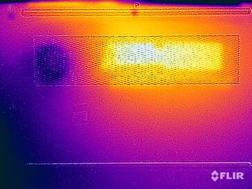 Températures de la surface du fond (test de stress)