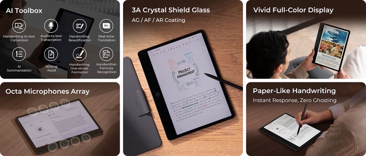 Il y a quatre microphones individuels qui ont été installés (Bildquelle : TCL)