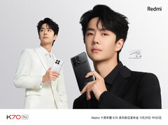 Le Redmi K70 Pro dans ses coloris noir et blanc. (Source de l&#039;image : Xiaomi)