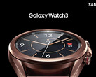 Le Galaxy Watch 3 sera plus facile à suivre si vous le perdez grâce à sa dernière mise à jour. (Source de l'image : Samsung)