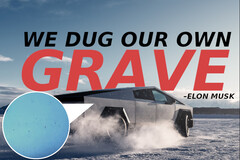 Les premiers propriétaires du Cybertruck se plaignent de points de corrosion à l'extérieur et d'intérieurs incomplets immédiatement après la livraison. (Source de l'image : Tesla/Reddit - édité)