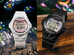 De droite à gauche : Casio BG-169GD-1 et BG-169GD-7