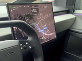 L'interface utilisateur du Cybertruck (image : TeslaTownTexas/TikTok)