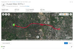 GPS Huawei Mate 30 Pro : vue générale.