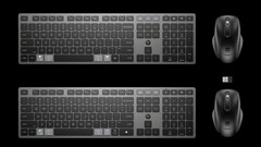 Les combinés clavier-souris HP 725 et HP 720 présentent des caractéristiques similaires. (Source de l'image : HP)
