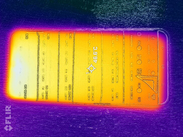 Carte thermique avant