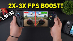 Le test Lossless Scaling 3 sur l'ordinateur de poche met en évidence les améliorations apportées par la nouvelle mise à jour (Image source : ETA Prime)