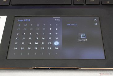 L'appli calendrier se synchronise avec le Calendrier Microsoft.