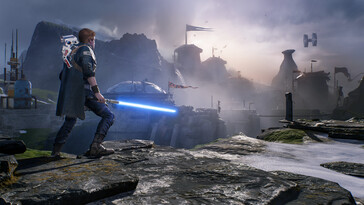 Une image montrant un paysage dans Star Wars Jedi : Fallen Order. (Source de l'image : Steam)