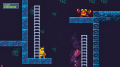 Capture d'écran du jeu de plateforme en 2D BlockBlasters qui a été retiré de Steam en raison de la présence d'un code malveillant qui drainait les portefeuilles de crypto-monnaie. (Source de l'image : Steam)