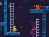 Capture d'écran du jeu de plateforme en 2D BlockBlasters qui a été retiré de Steam en raison de la présence d'un code malveillant qui drainait les portefeuilles de crypto-monnaie. (Source de l'image : Steam)