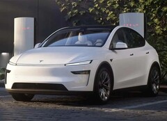 La nouvelle Tesla Model Y. Volkswagen a devancé Tesla sur le marché européen des véhicules électriques, les immatriculations du SUV électrique ayant diminué (Source : Tesla)