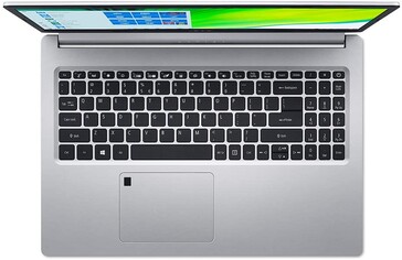 Acer Aspire 5 A515 avec Ryzen 7 5700U - Clavier. (Source : Amazon.it)