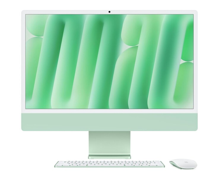 Apple iMac 24 pouces en couleur verte avec clavier et souris assortis (Source de l'image : Apple)