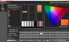 LG Gram 14 - ColorChecker après calibrage.