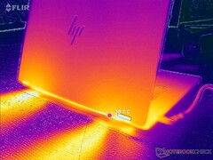 Le ZBook Fury G1i 18 est plus froid, mais sa fréquence d'horloge est moins élevée et ses ventilateurs sont plus bruyants (Source : Notebookcheck)