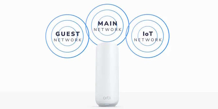 Ces appareils maillés WiFi 7 peuvent créer plusieurs réseaux distincts (Source de l'image : Netgear)