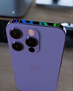 concept de l'iPhone 14 Pro. (Image source : @atuos_user)