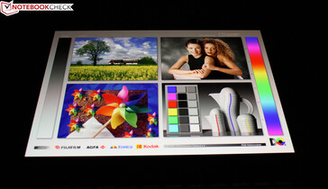 Angles de vision de l'écran OLED du Vivobook 13 Slate